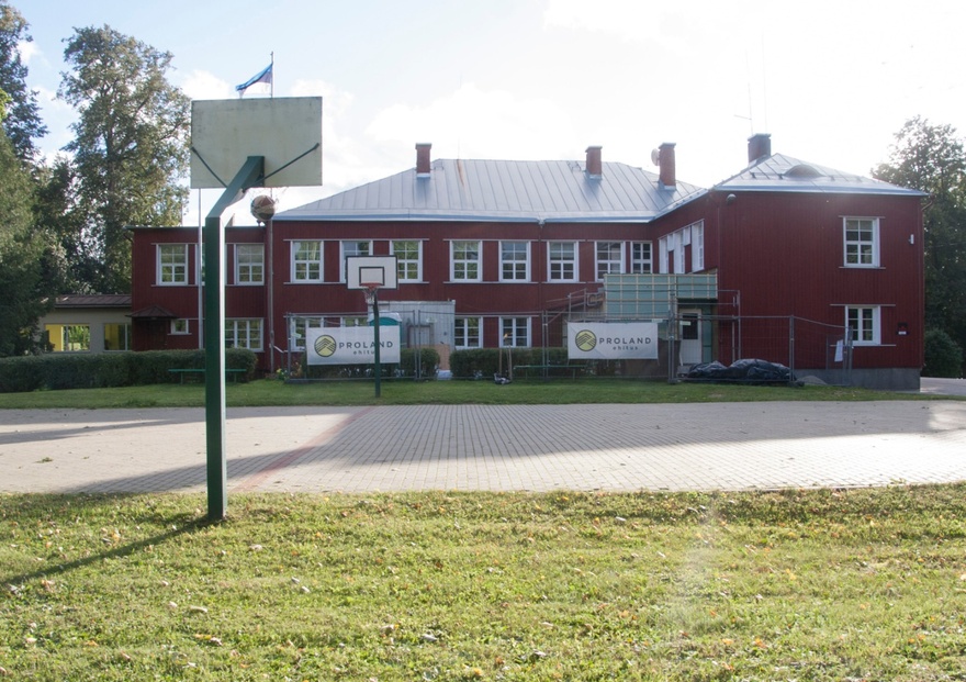 Holstre algkool, 2 vaadet. Arhitekt August Volberg rephoto