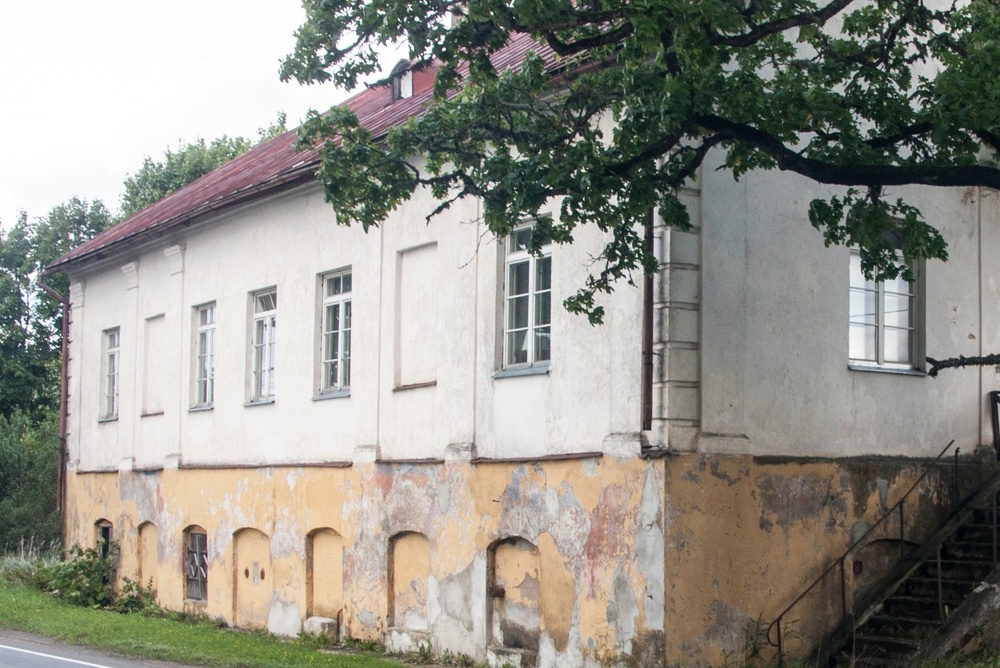 Holstre vallamaja, eestvaade. rephoto