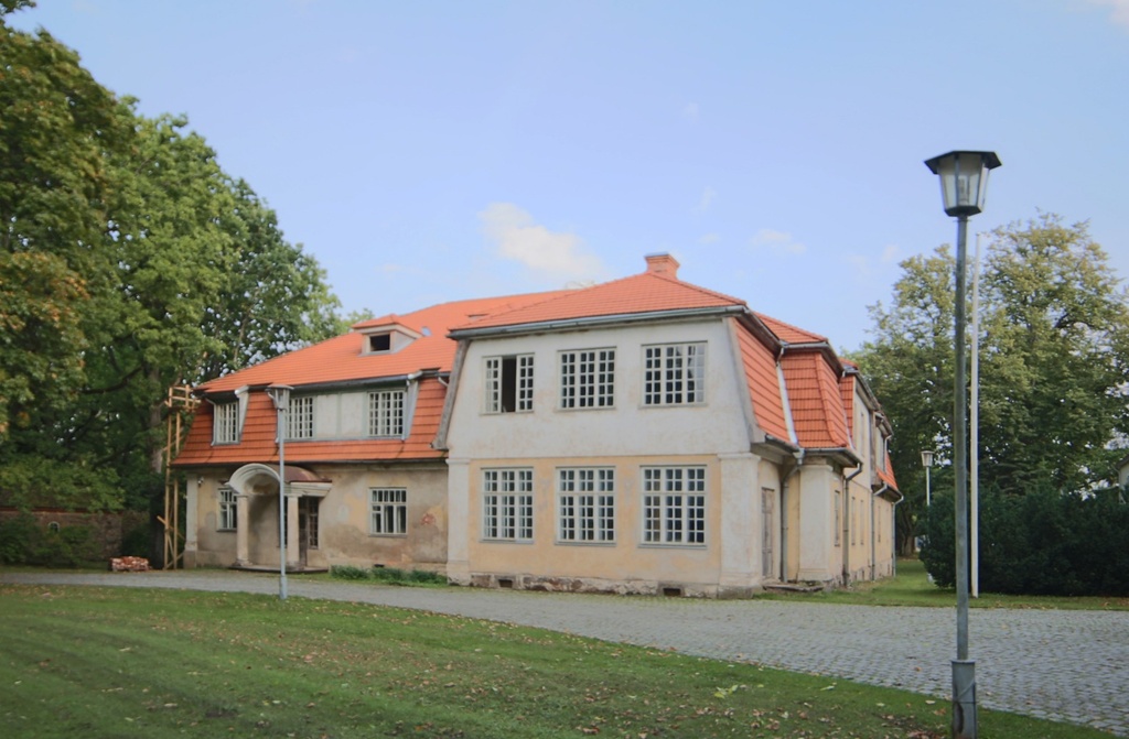 foto, Viljandimaa, Olustvere, Eesti Aleksandri Põllutöö Keskkool, u 1930, foto E. Kalm rephoto