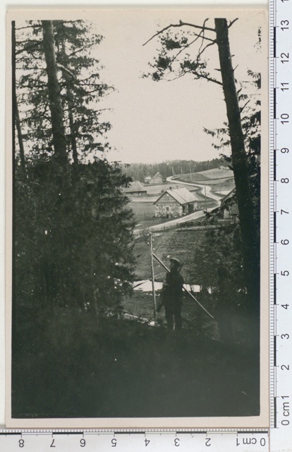 Landscape in Sulaoja, Võrumaa 1924