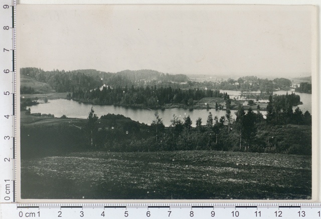 Saaluse Manor and Lake Kavadi, Võrumaa 1925