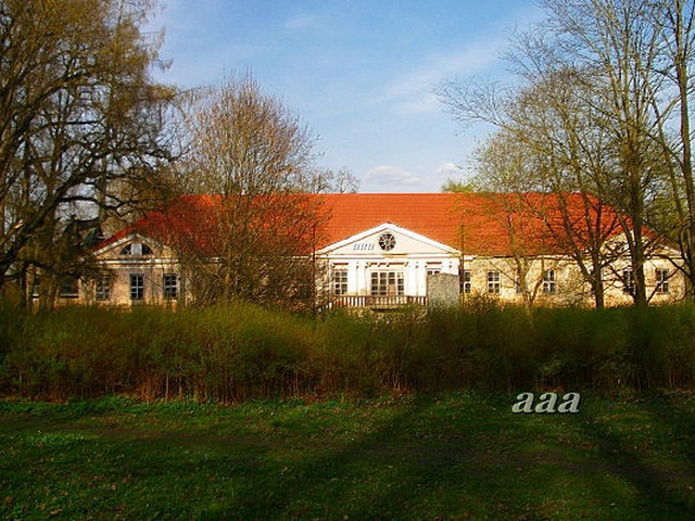 Uhtna mõis (Uchten), härrastemaja 1936. Rakvere khk rephoto