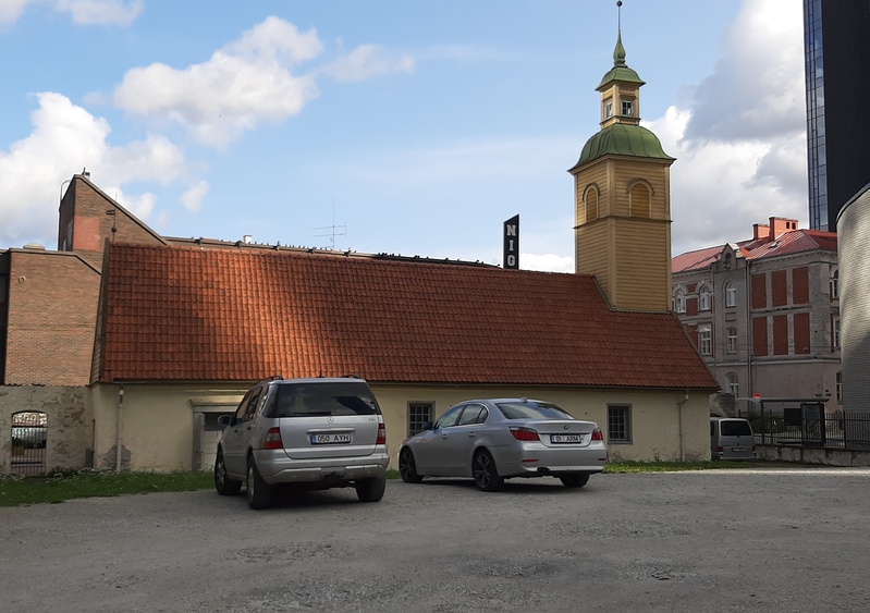 The view of the Holy Crossing Church of John from the south. rephoto