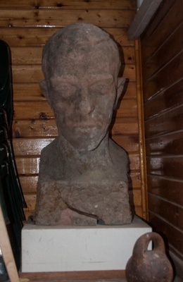 Konrad Mär monument Tartu County Rõngu vald Uderna village rephoto