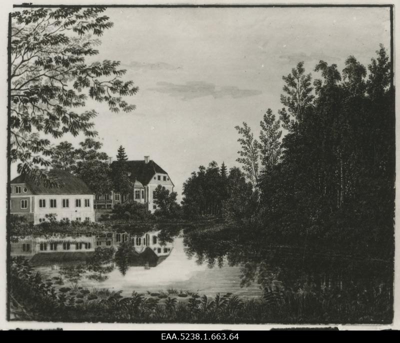 Teenuse mõis, repro joonistusest