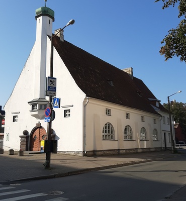Advendikirik Tallinnas, vaade Mere puiesteelt. Arhitekt Erich Jacoby rephoto