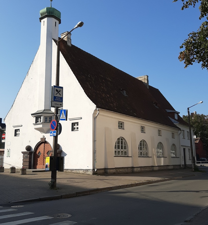 Advendikirik Tallinnas, vaade Mere puiesteelt. Arhitekt Erich Jacoby rephoto