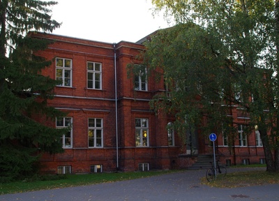 Tartu Riikliku Ülikooli (TRÜ) klubi; tuntud kui korporatsiooni Rotalia konvendihoone; Tähe t 3. Tartu, 1978. rephoto