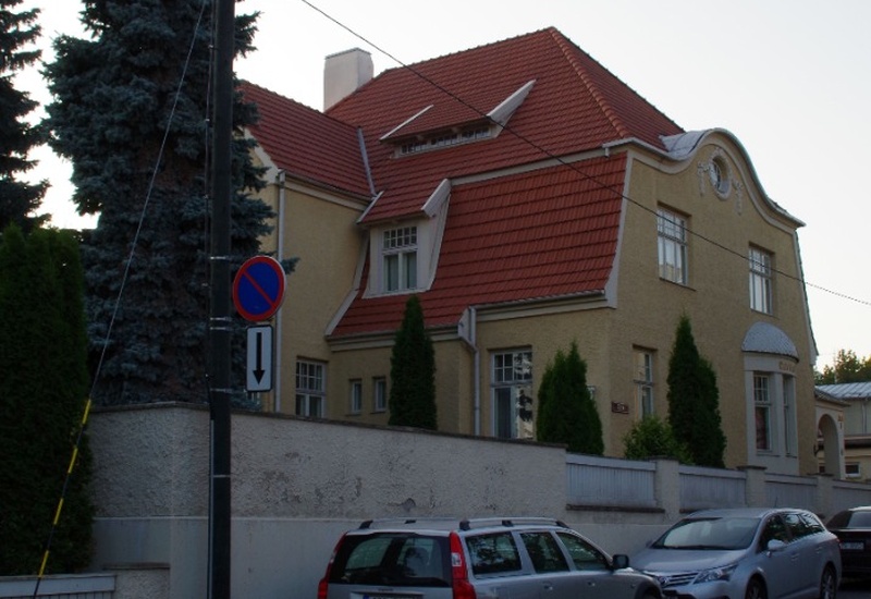 Private house in Tartu Era 1. Architect Viktor Kessler rephoto