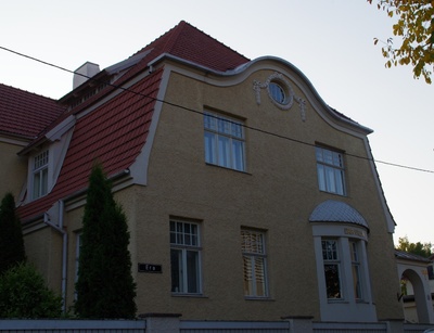 Private house in Tartu Era 1. Architect Viktor Kessler rephoto