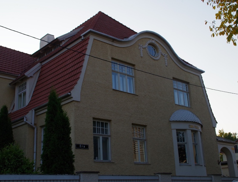 Private house in Tartu Era 1. Architect Viktor Kessler rephoto