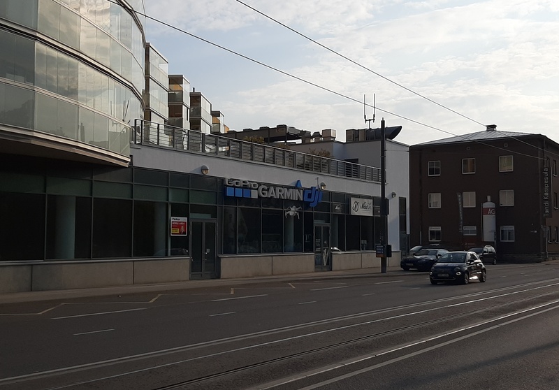 Construction of the International Business Centre Osten Tor between Pärnu Road and Tondi Street. rephoto