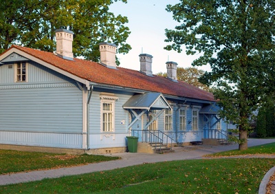 Betti Alver's birth and childhood house in Jõgeva 1982 rephoto