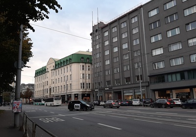 Tallinn, Pärnu highway houses no. 6, 8 and 10 places. rephoto