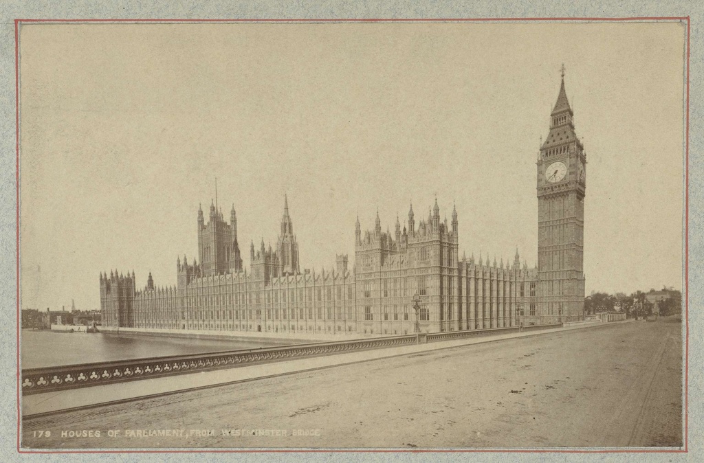 Parlementsgebouwen in Londen, Houses of Parliament, from Westminster Bridge