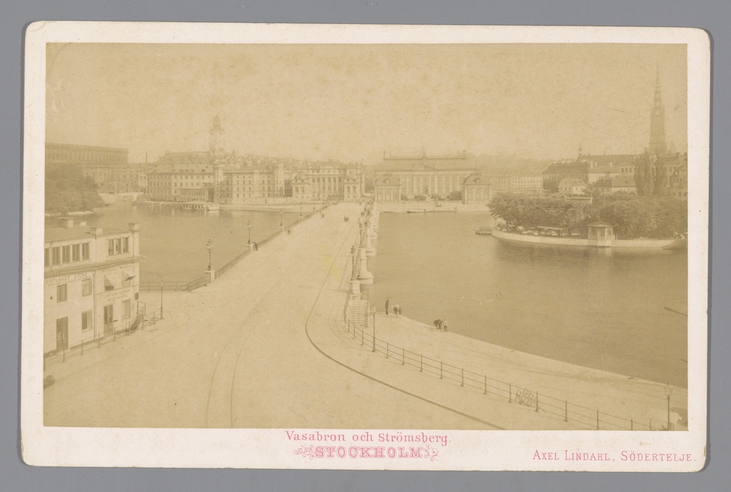 Vasabron och Strömberg Stockholm, Gezicht op Stockholm met de Vasabron en het Strömsborg