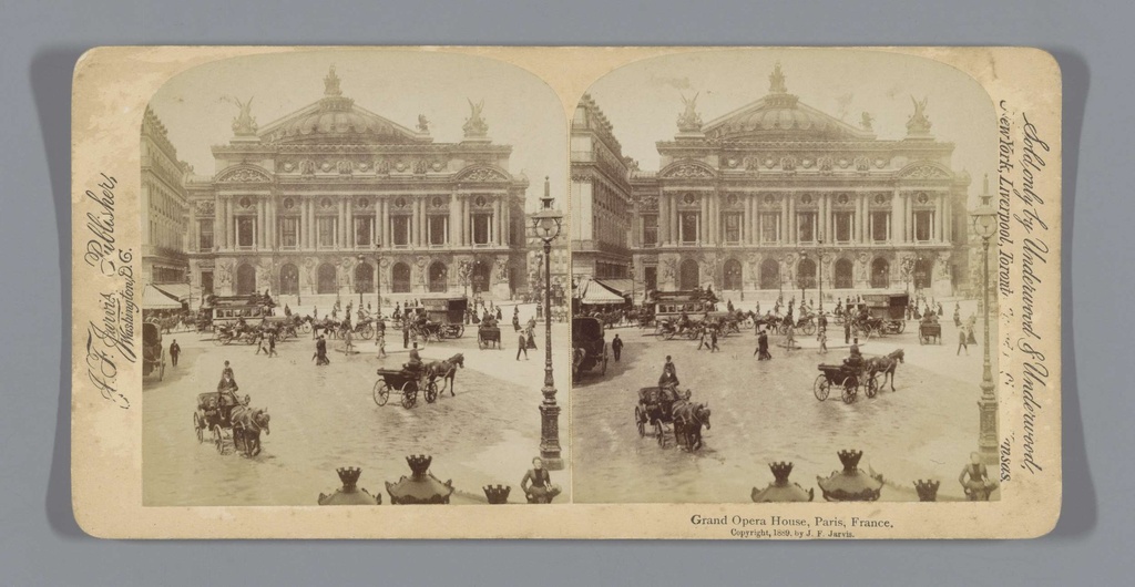 Exterieur van de Opéra Garnier here Paris, Grand Opera House, Paris, France