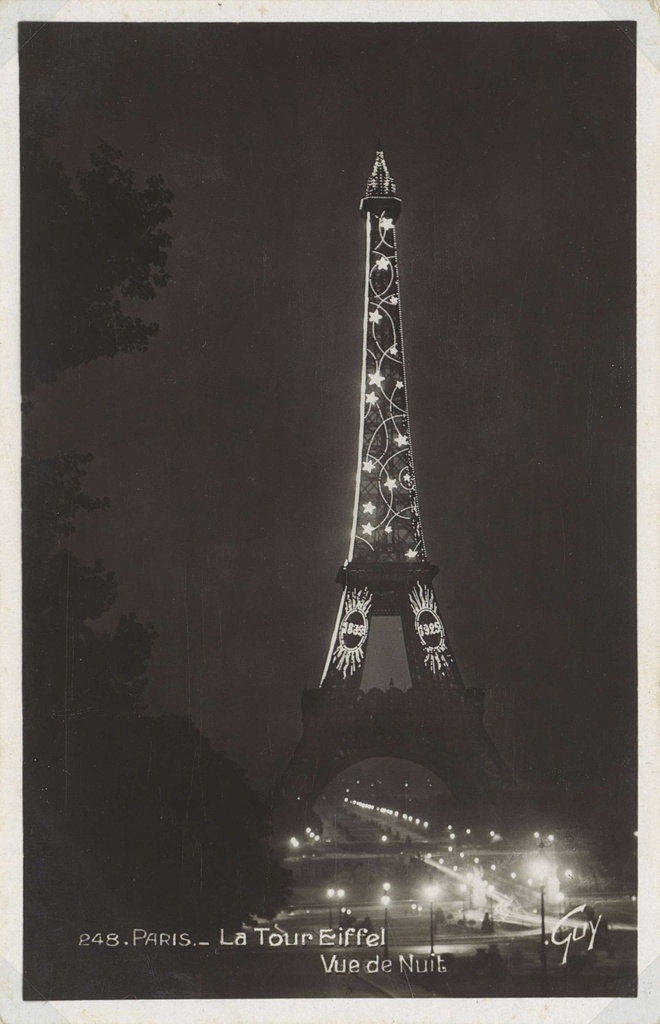 Paris - La Tour Eiffel Vue de Nuit, Eiffeltoren bij night