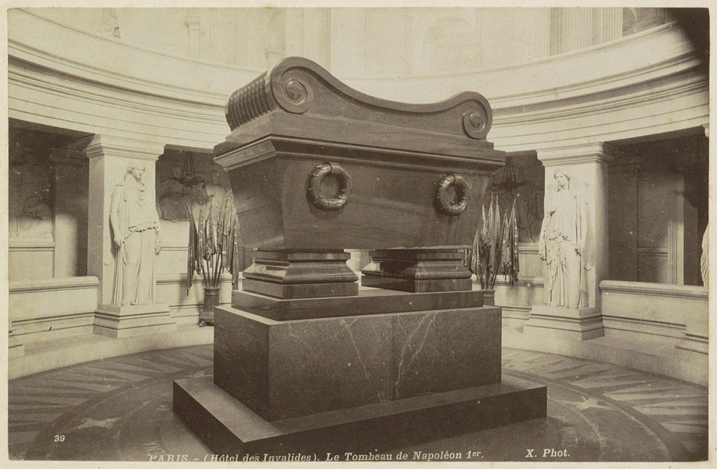 Graftombe van Napoleon I in de Dôme des Invalides, Paris - (Hôtel des Invalides). Le Tombeau de Napoléon 1er