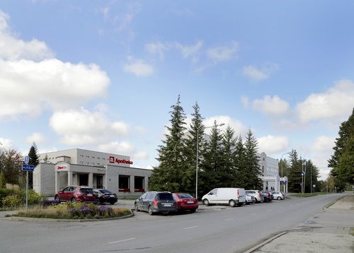 Jõgeva Hospital and Policlinic Building 09.01.1993 rephoto