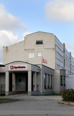 Construction of Jõgeva Polyclinic and pharmacy. 29.03.1990 rephoto