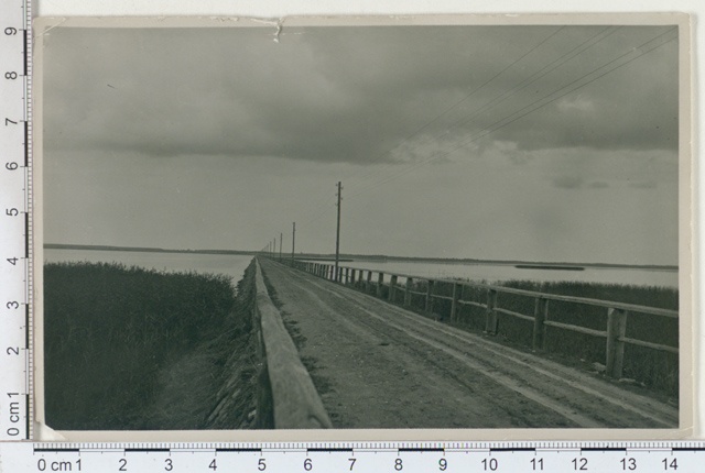 Bridge between Saaremaa and Muhumaa 1925