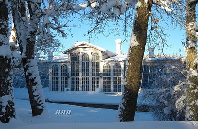 Triip building of Palmse Manor rephoto
