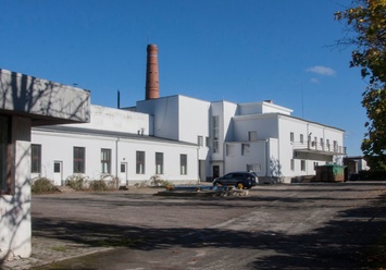 Construction of Türi butter boiler in 1955. Summer. rephoto