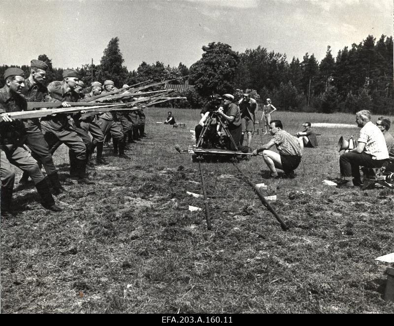 View of the film studio Tallinn Film Studio People in the Soldiers during the performances.