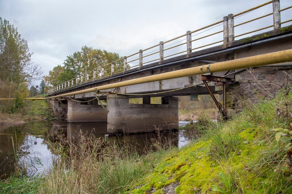 Photo Jõgeva reinforced concrete bridge in Tartumaa rephoto