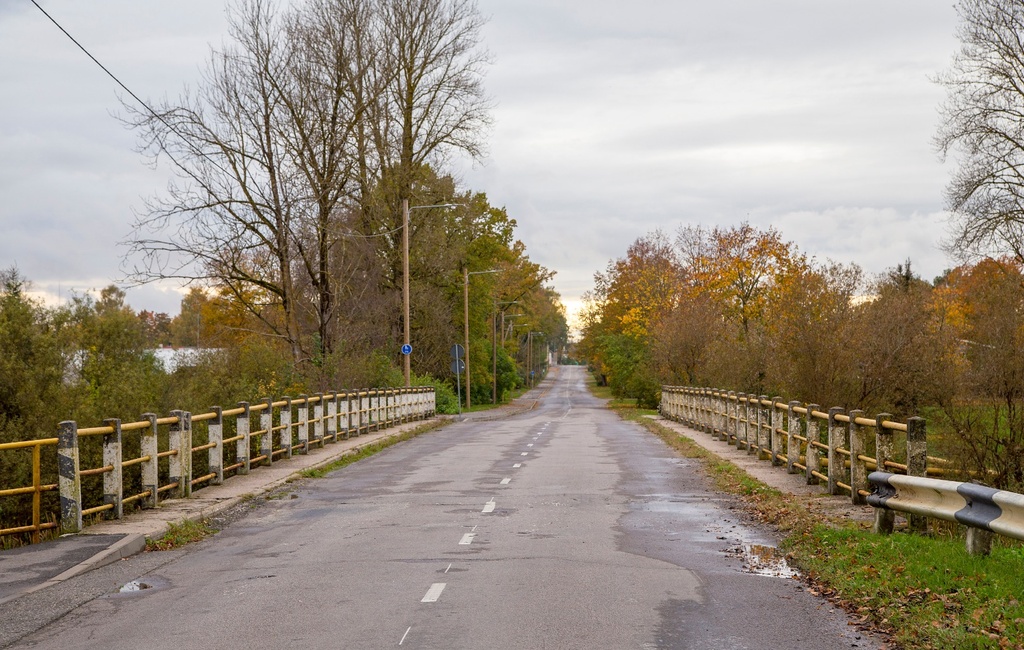 Estonia : view from the Jõgeva Bridge rephoto