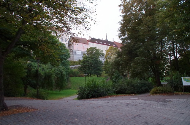 Toompark next to Nunne Street in Tallinn rephoto