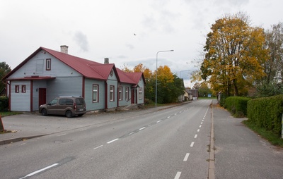 fotopostkaart, Suure-Jaani khk, Suure-Jaani, Viljandi (J. Köleri) tn, vas. nr 33 maja, u 1935, foto A. Veidner rephoto