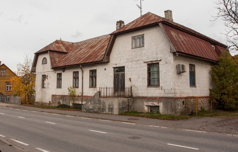 fotopostkaart, Suure-Jaani khk, Suure-Jaani, postkontor, töötajad, u 1916 rephoto