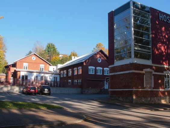 Former slaughterhouse and power station, today's sports base and stadium Viljandi county Viljandi city Ranna pst 6 rephoto