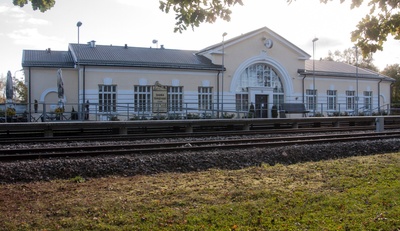 Viljandi railway station Viljandi county Viljandi city Kantreküla district rephoto