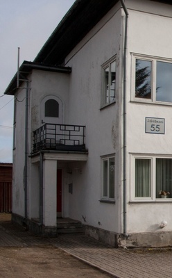A house where he lived in 1944. Friedebert Tuglas Viljandi County Viljandi City Carl Robert Jakobson 55 rephoto