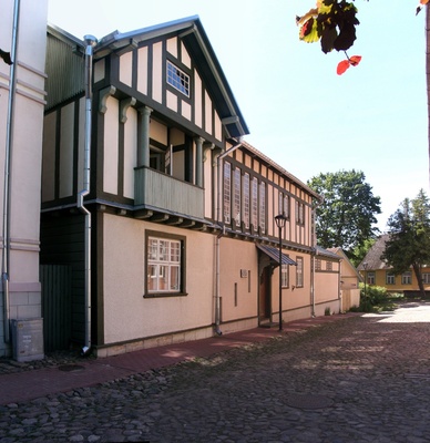 House where the doctor Mats Nõges Viljandi county lived, Viljandi city Lutsu tn 5 rephoto
