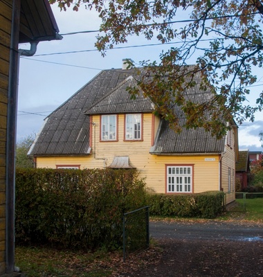 The house where the artist Gustav Mootse Viljandi county lived, Viljandi city Kunderi tn 9 rephoto