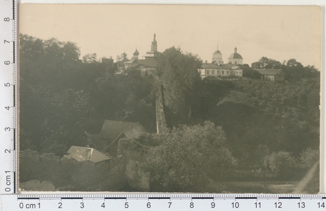 Outdoor view of the Petser monastery, Petser mk 1923
