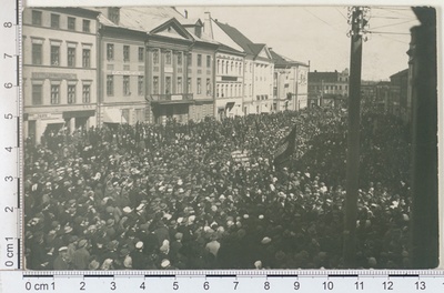 1 May demonstration, Tartu 1923  duplicate photo