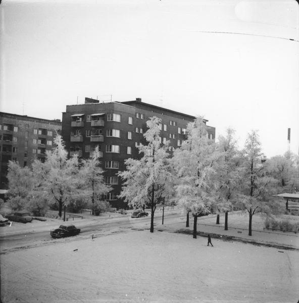 Ellstorp - Lillgården: bostadshus, vinterbild. - Foto: Nils Helge Isaksson / Malmö Museer