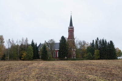 foto, Halliste khk, Halliste kirik, u 1920 rephoto