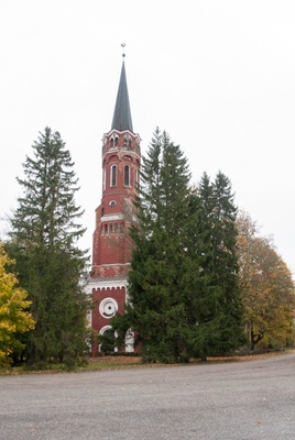 värvifoto, Halliste khk, Halliste kirik, 1993, foto J. Pihlak rephoto