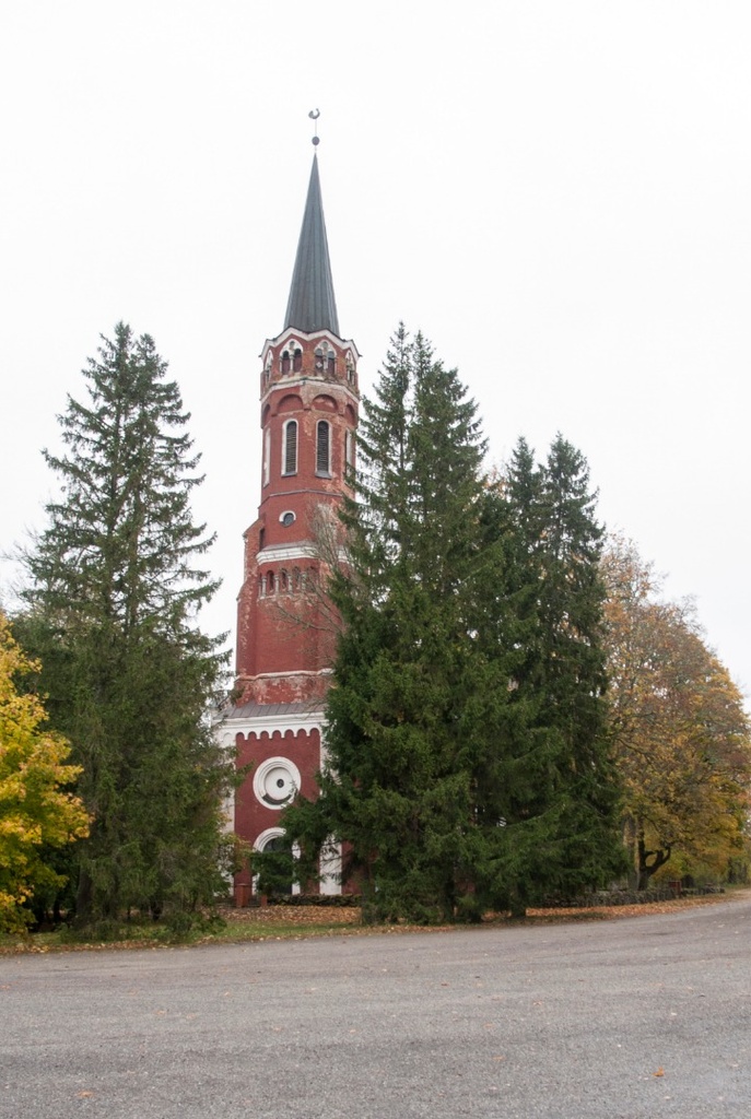 värvifoto, Halliste khk, Halliste kirik, 1993, foto J. Pihlak rephoto