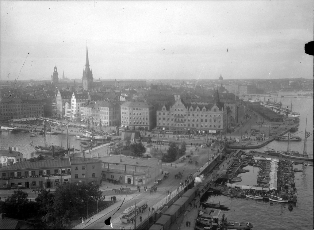 Stockholm, air picture