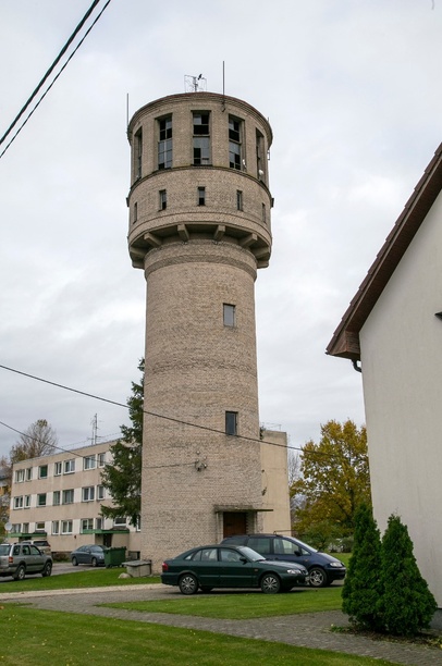 Water Tower Jõgeva County Blackwater City Star tn. rephoto
