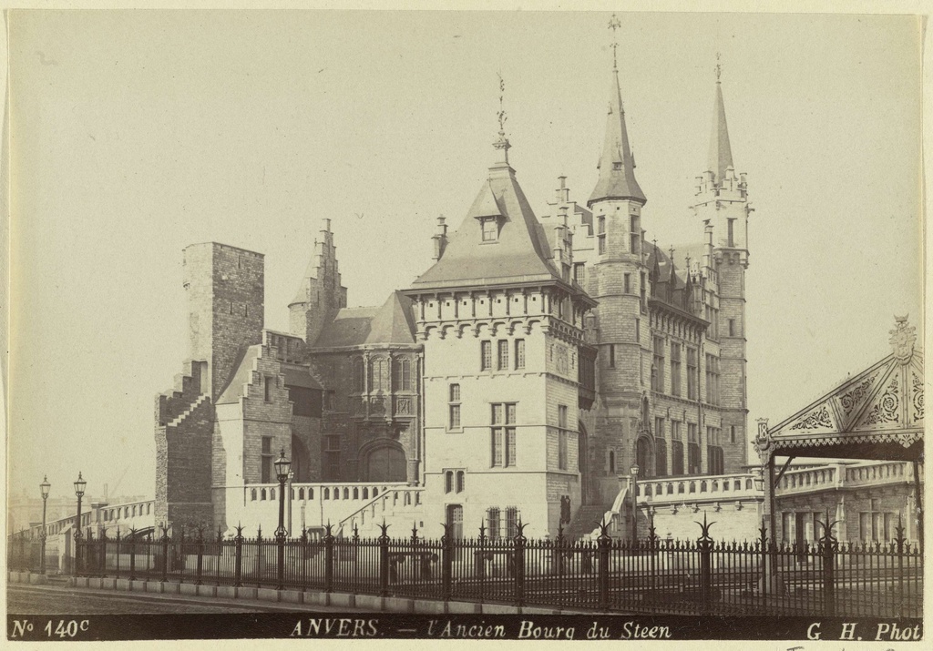 Anvers. - l'ancien Bourg du Steen, Exterieur van Het Steen in Antwerp