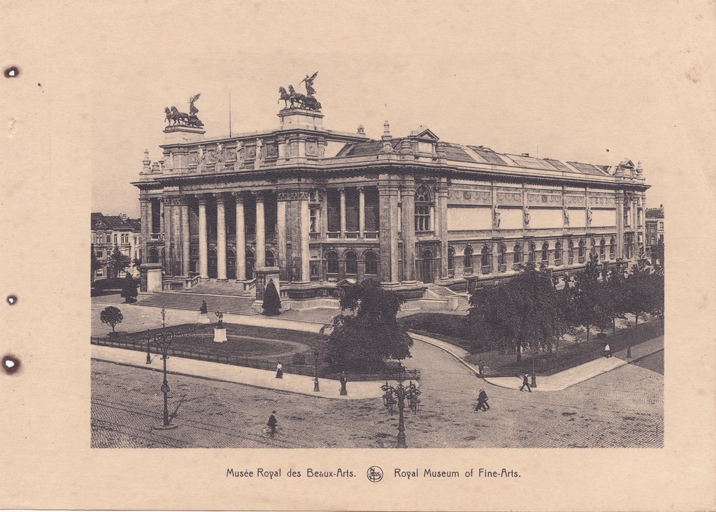 Antuérpia, Bélgica, inicio do Sec. XX, Musée Royal des Beaux-Arts, Arquivo de Villa Maria, Angra do Heroísmo, Açores. - lang