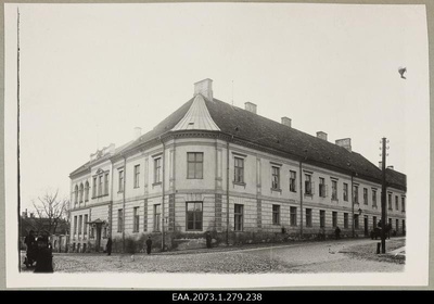 Building of Tartu Real School on the corner of Riga and Karlova Street  duplicate photo